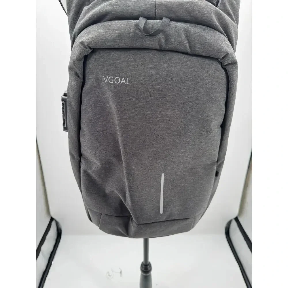 VGOAL Gray Laptop‎ Travel Backpack 13.3 Inch Water Resistant Carry On Work Bag